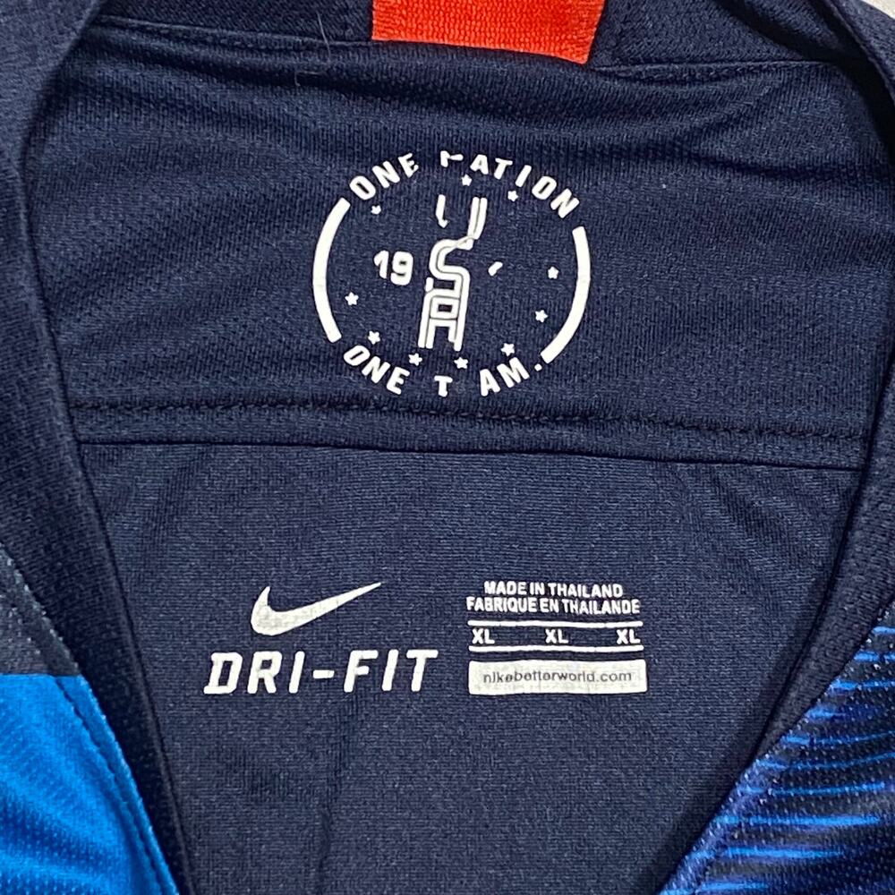 Nike Womens 2018 Team USA #5 O'Hara Away Soccer Jersey Dri-Fit XL Blue - Picture 5 of 8